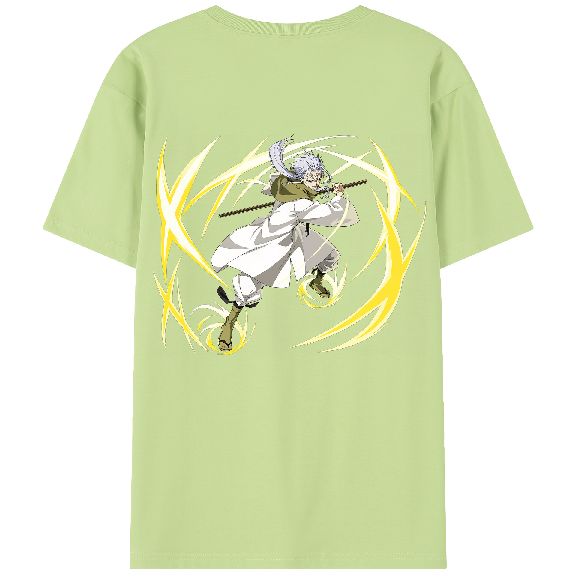 （画像用） 転スラ Regarding Reincarnated to Slime 綿100％半袖Tシャツ（背面プリント）